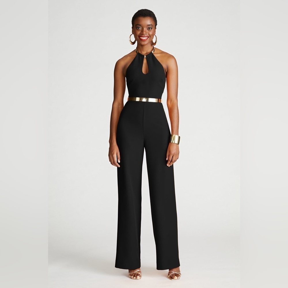 HALSTON
OKI JUMPSUIT IN STRETCH CREPE
$575.00